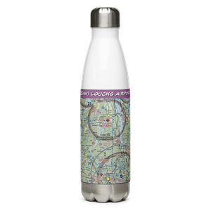 Loucks Airport (25NK) VFR Sectional Water Bottle