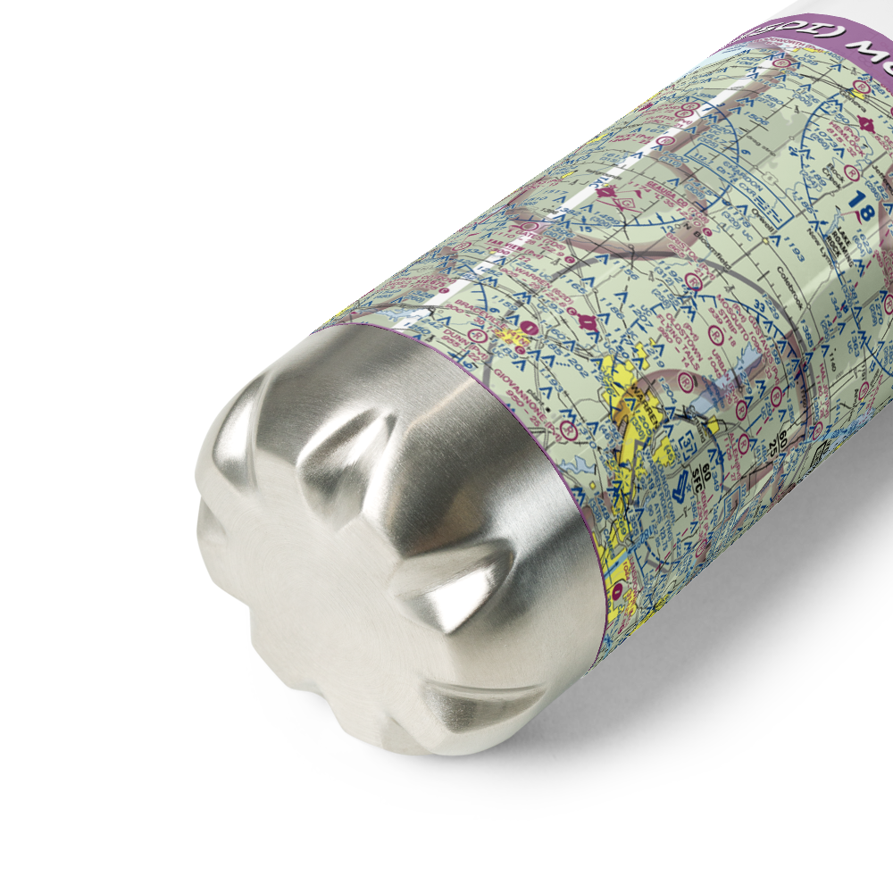 Morrison Field (25OI) VFR Sectional Water Bottle 