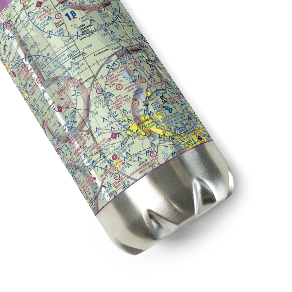 Morrison Field (25OI) VFR Sectional Water Bottle 