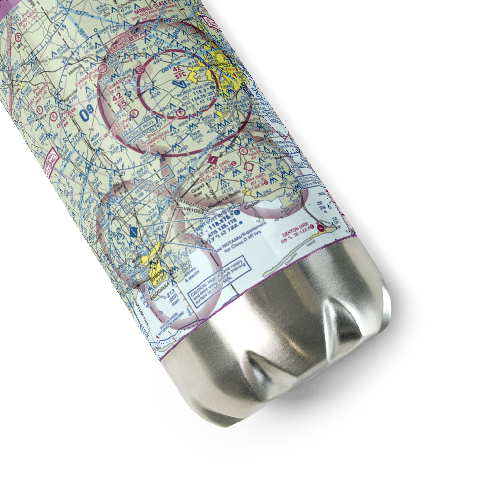 Richardson Field (26AL) VFR Sectional Water Bottle 