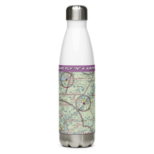 Fly N K Airport (26AR) VFR Sectional Water Bottle
