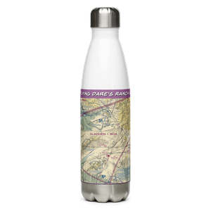 Flying Dare's Ranch Airport (26AZ) VFR Sectional Water Bottle