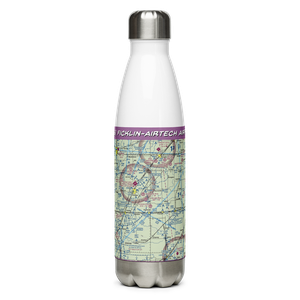 Ficklin-Airtech Airport (26IS) VFR Sectional Water Bottle