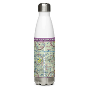 Wolf Lake Airport (26W) VFR Sectional Water Bottle