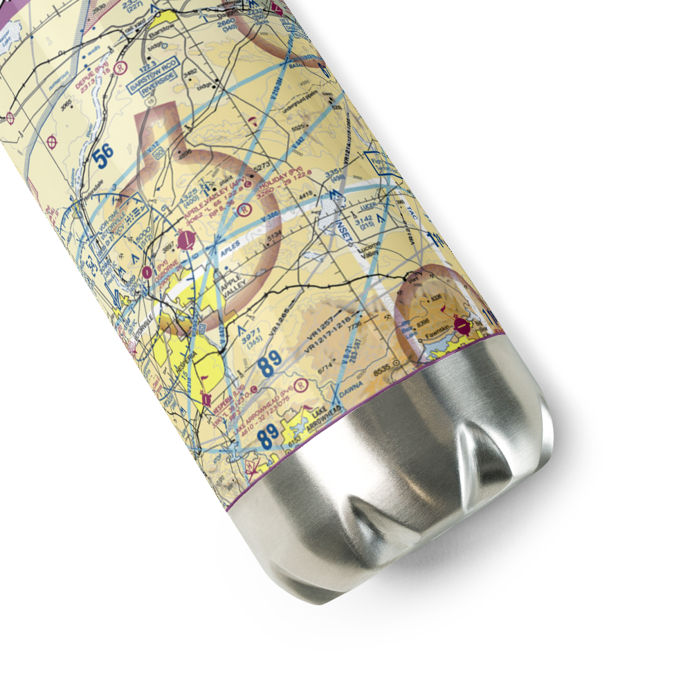 Holiday Ranch Airport (27CA) VFR Sectional Water Bottle 