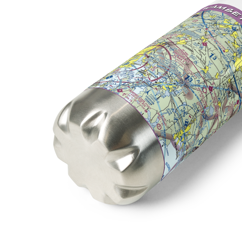 Wamsetto Seaplane Base (27MA) VFR Sectional Water Bottle 