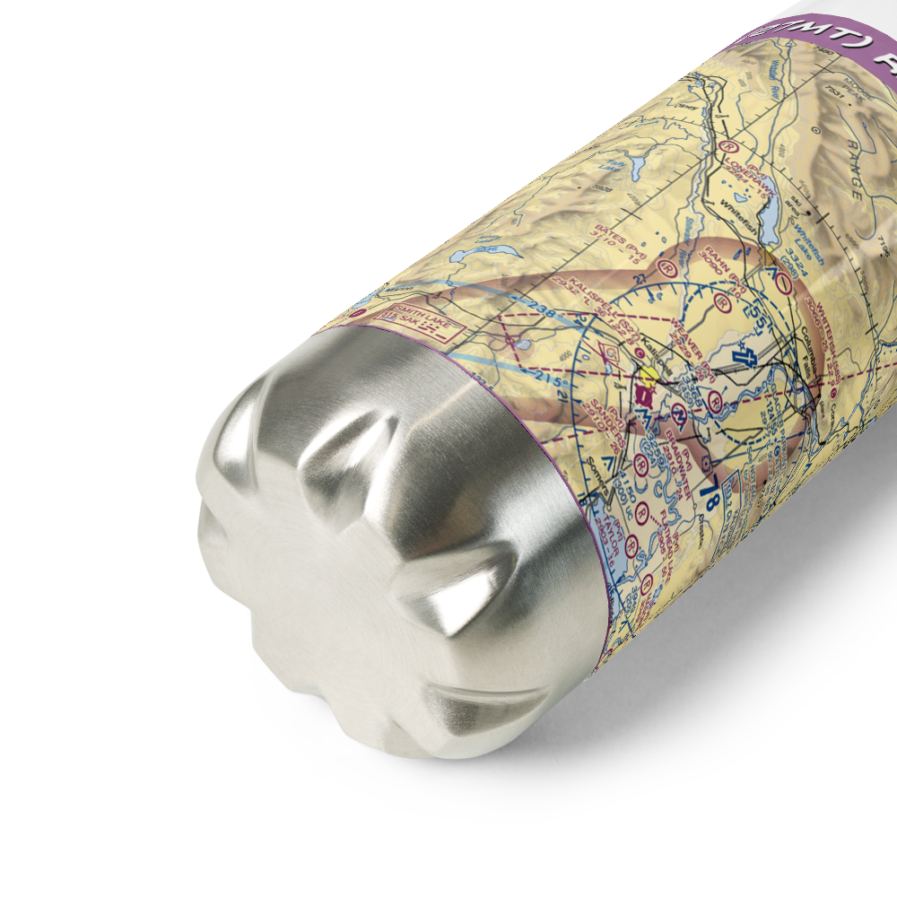 Rahn Airport (27MT) VFR Sectional Water Bottle 