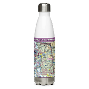 J C's Airport (27WA) VFR Sectional Water Bottle