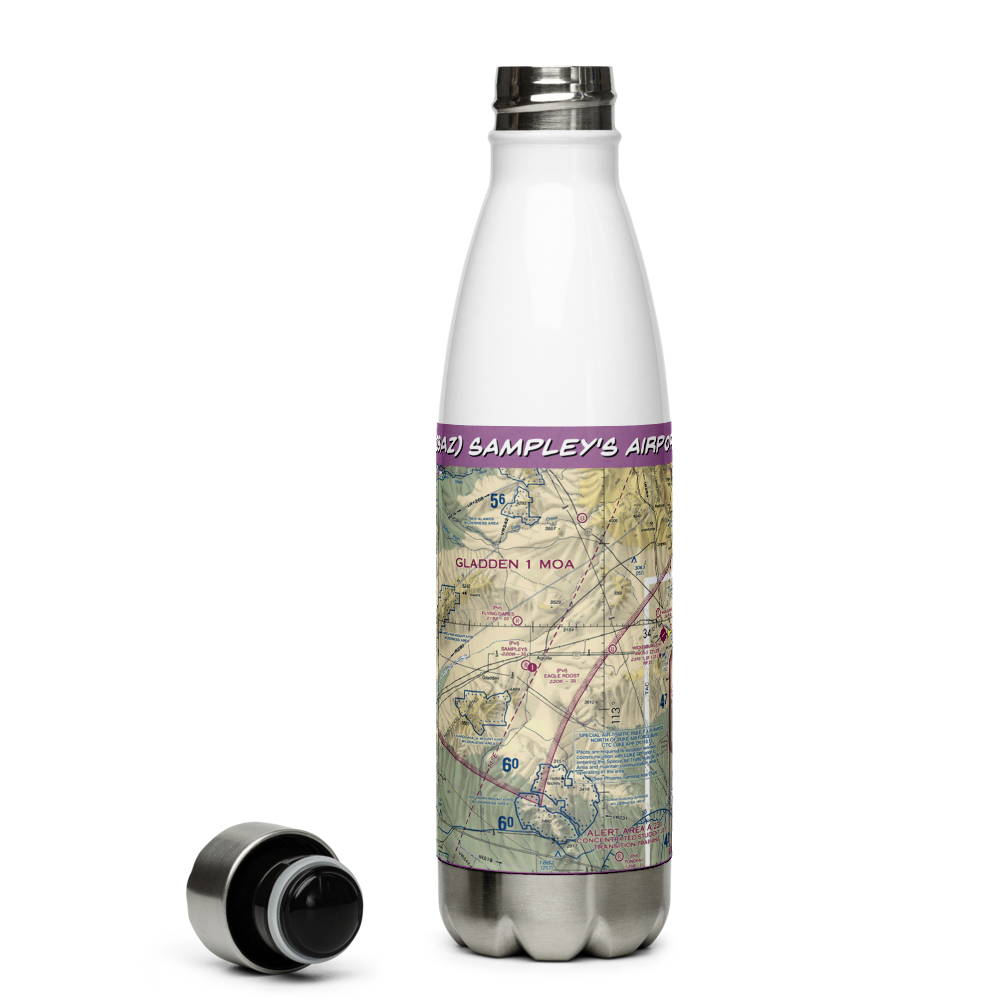 Sampley's Airport (28AZ) VFR Sectional Water Bottle 