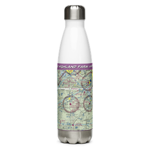 Highland Farm Airport (28KS) VFR Sectional Water Bottle