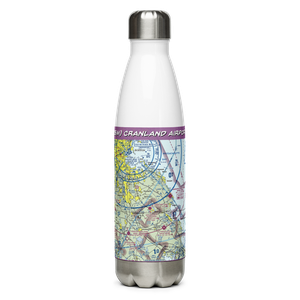 Cranland Airport (28M) VFR Sectional Water Bottle