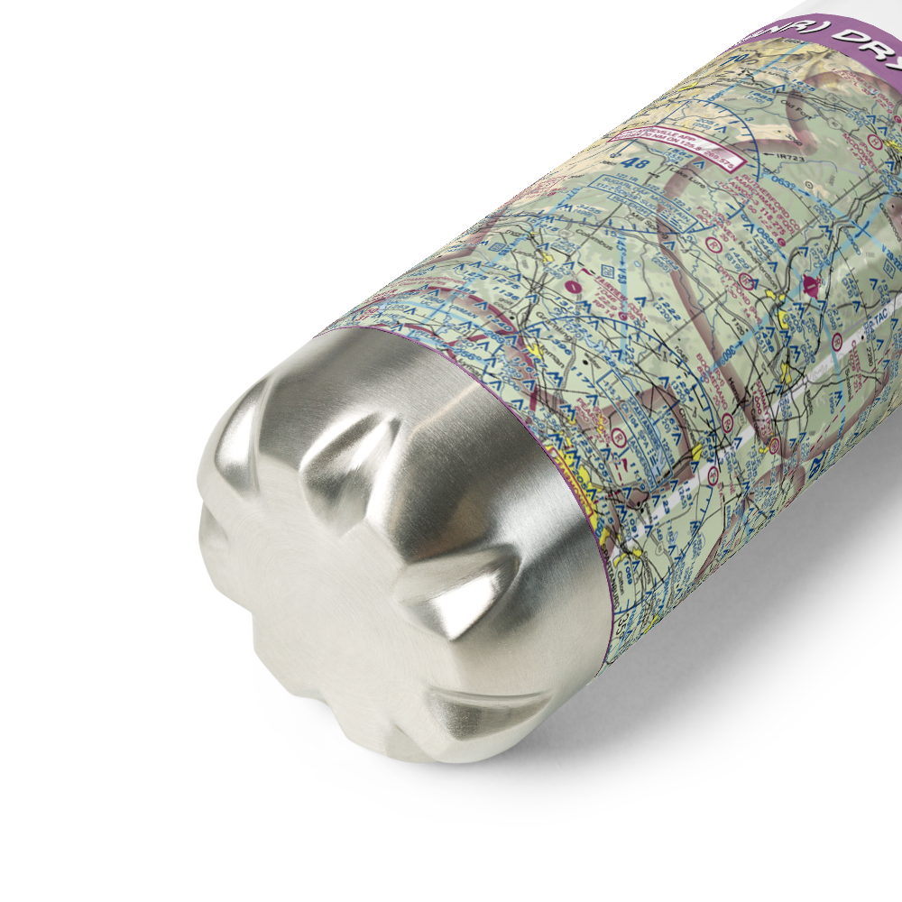 Dry Pond Airport (28NR) VFR Sectional Water Bottle 