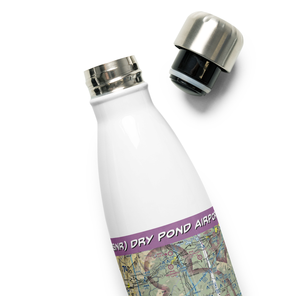 Dry Pond Airport (28NR) VFR Sectional Water Bottle 