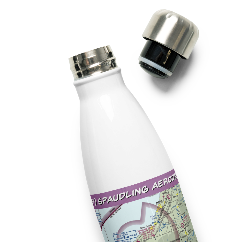 Spaudling Aerodrome (28NY) VFR Sectional Water Bottle 