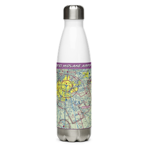 Midlake Airport (28TE) VFR Sectional Water Bottle