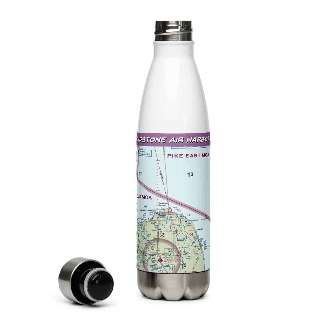 Grindstone Air Harbor Airport (29C) VFR Sectional Water Bottle 
