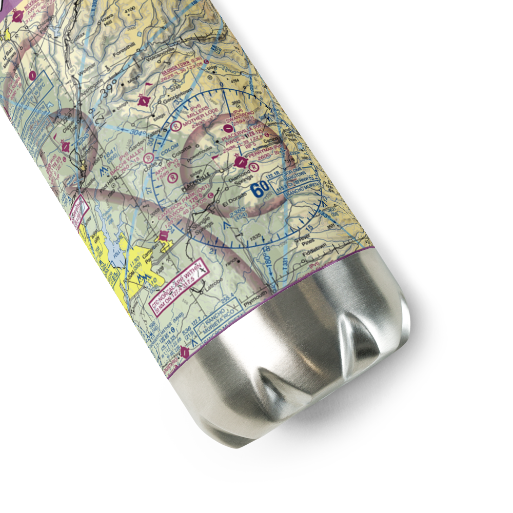 Dubey Airport (29CN) VFR Sectional Water Bottle 