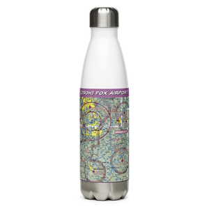 Fox Airport (29OH) VFR Sectional Water Bottle