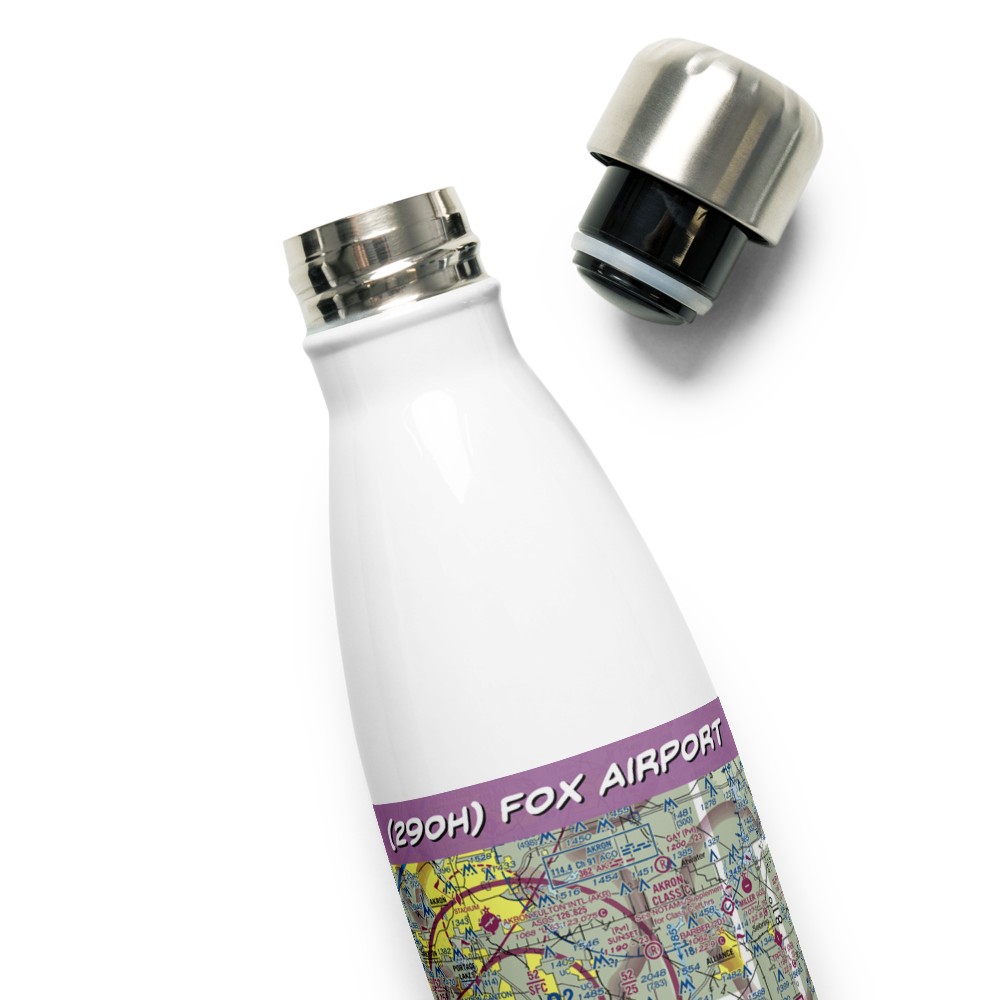 Fox Airport (29OH) VFR Sectional Water Bottle 