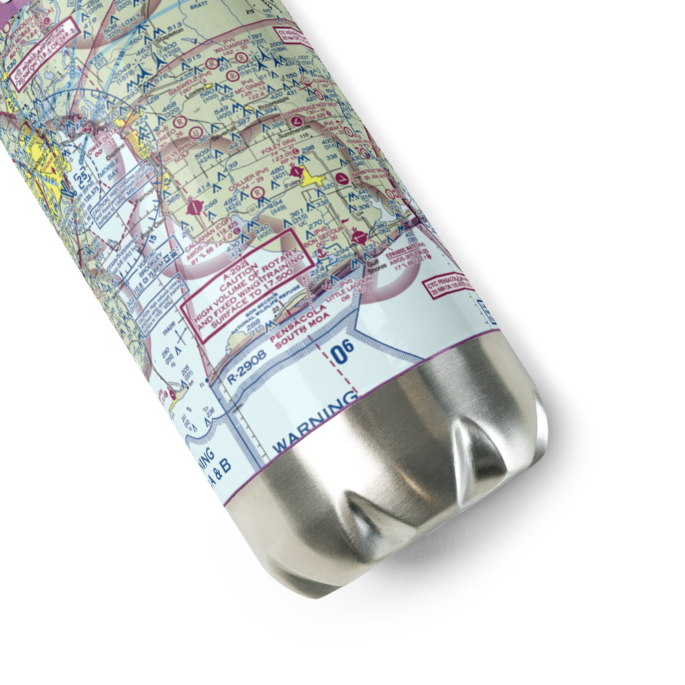 Collier Airpark (2AL1) VFR Sectional Water Bottle 