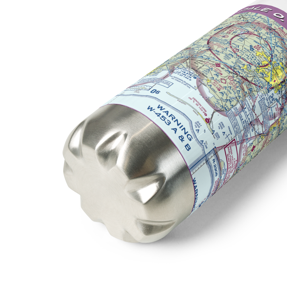 Dale O. Galer Aerodrome (2AL6) VFR Sectional Water Bottle 