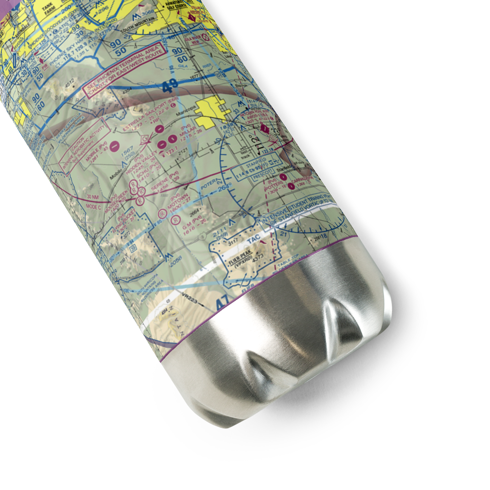 Millar Airport (2AZ4) VFR Sectional Water Bottle 