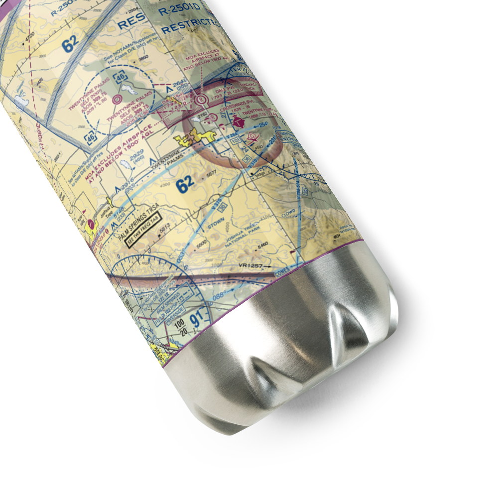 Cones Field (2CA2) VFR Sectional Water Bottle 