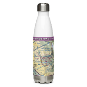 Crosswinds Airport (2CA3) VFR Sectional Water Bottle