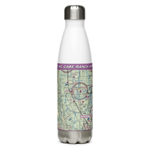 Mc Cabe Ranch Airport (2CL2) VFR Sectional Water Bottle