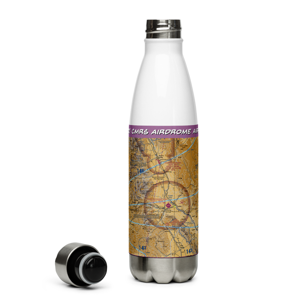 CMRS Airdrome Airport (2CO2) VFR Sectional Water Bottle 