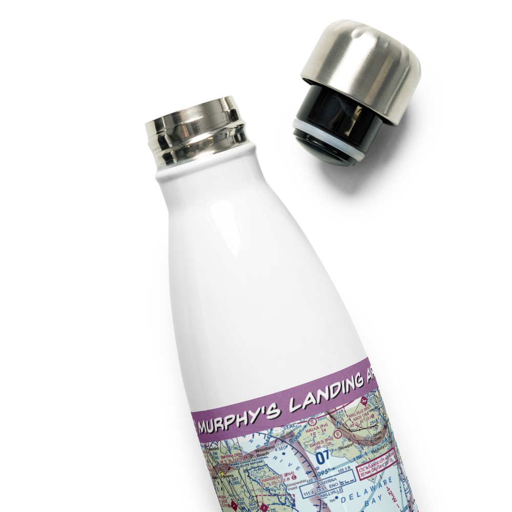 Murphy's Landing Airport (2DE8) VFR Sectional Water Bottle 