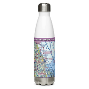 Highlander Airport (2FD6) VFR Sectional Water Bottle