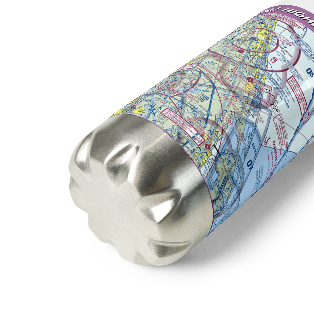Highlander Airport (2FD6) VFR Sectional Water Bottle 