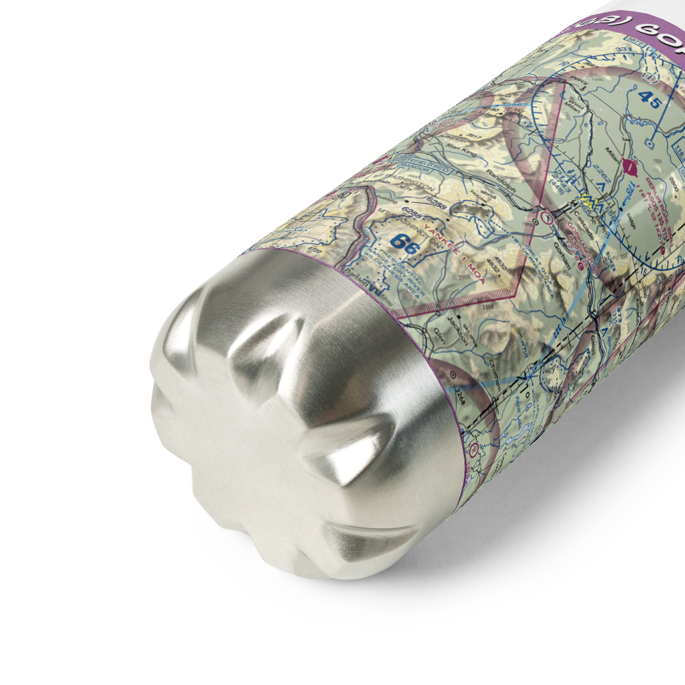 Gorham Airport (2G8) VFR Sectional Water Bottle 