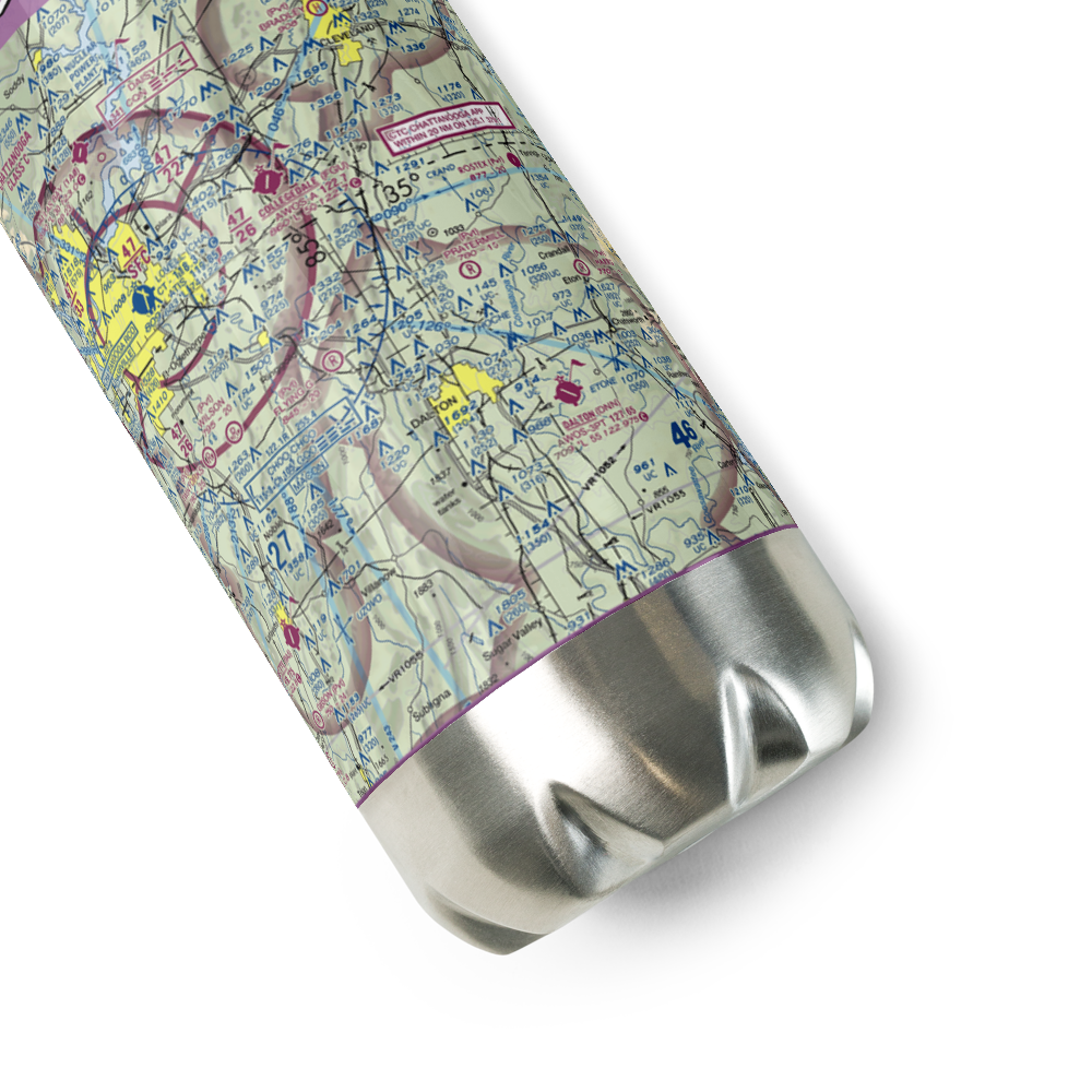 Catoosa Springs STOLport (2GA6) VFR Sectional Water Bottle 