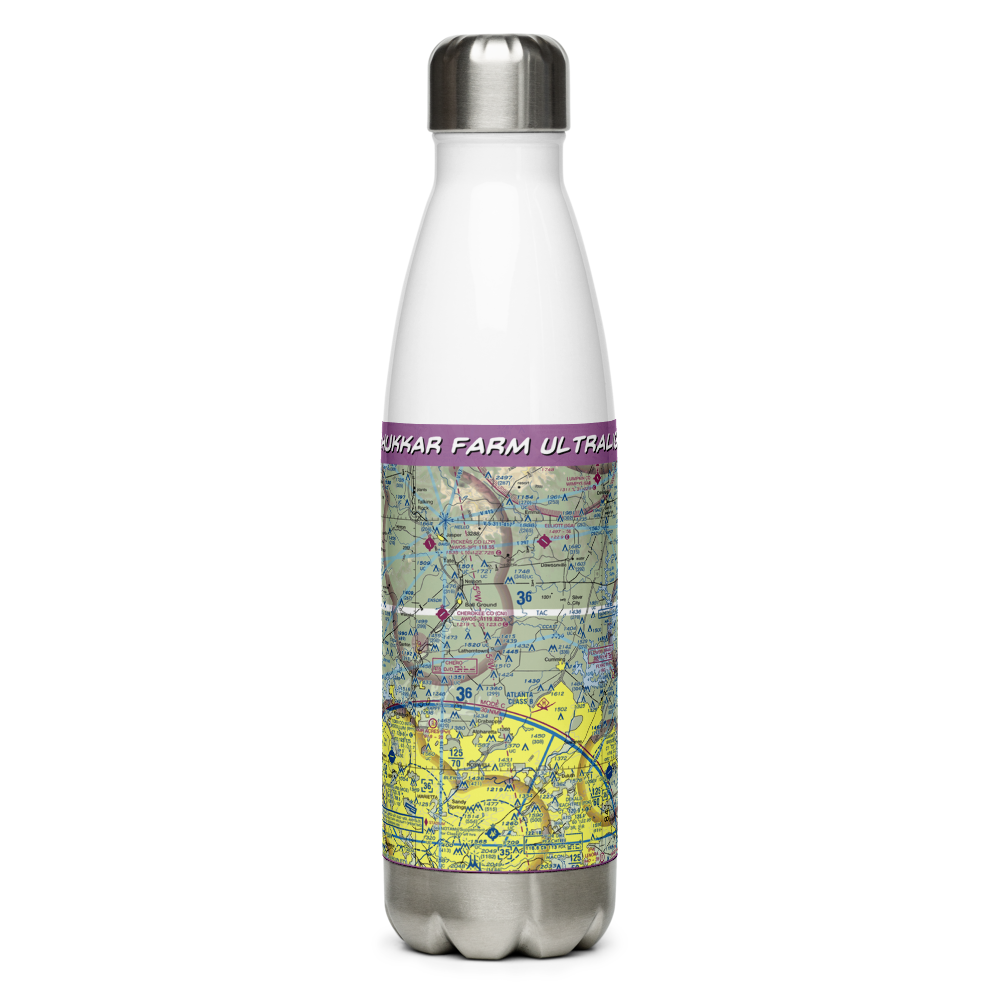 Chukkar Farm Ultralightport (2GE5) VFR Sectional Water Bottle 