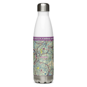 Petty Farms Airport (2GE7) VFR Sectional Water Bottle