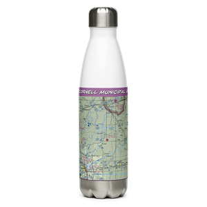 Cornell Municipal Airport (4WI9) VFR Sectional Water Bottle