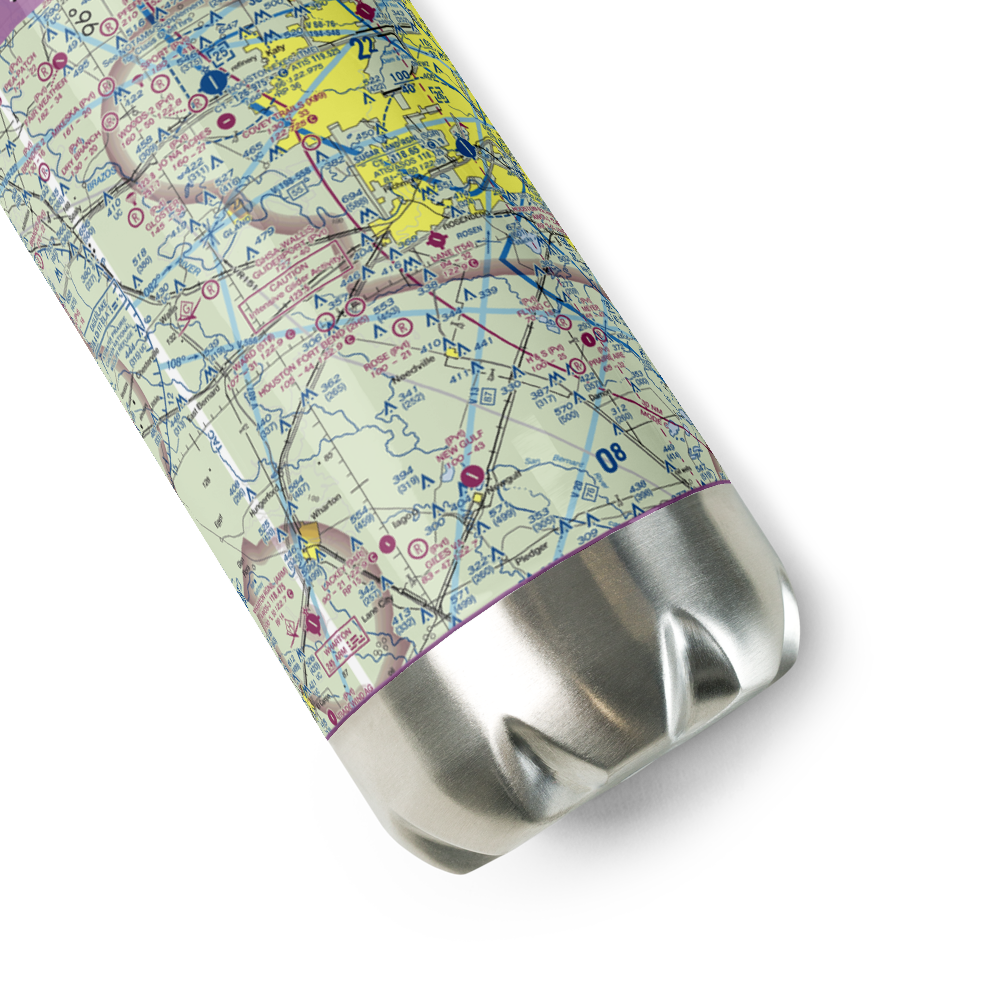 Happy Landings Airport (2H5) VFR Sectional Water Bottle 