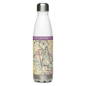 Lemons Field (2ID6) VFR Sectional Water Bottle