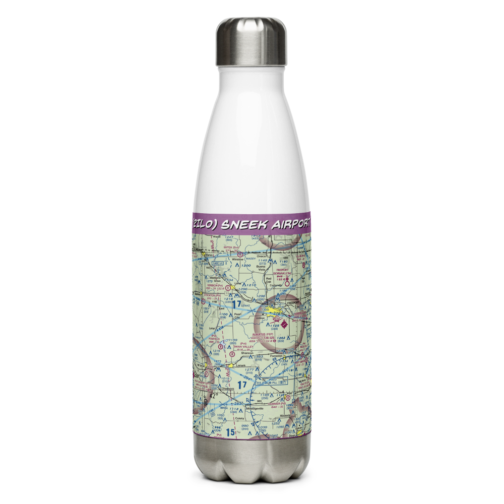 Sneek Airport (2IL0) VFR Sectional Water Bottle 