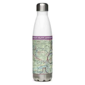 Rupp Airport (2KS0) VFR Sectional Water Bottle