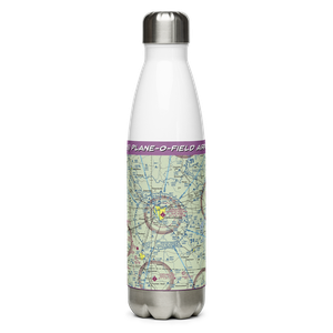 Plane-O-Field Airport (2KY3) VFR Sectional Water Bottle