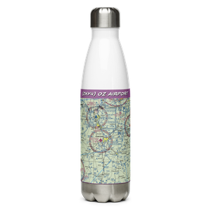 Oz Airport (2KY4) VFR Sectional Water Bottle