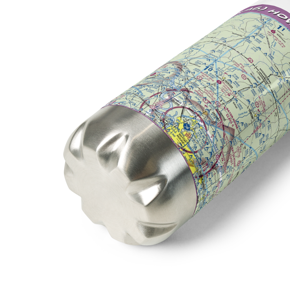 Howell 1 Airport (2LA6) VFR Sectional Water Bottle 
