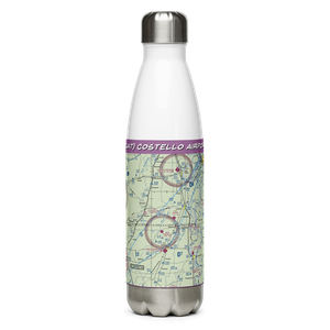 Costello Airport (2LA7) VFR Sectional Water Bottle