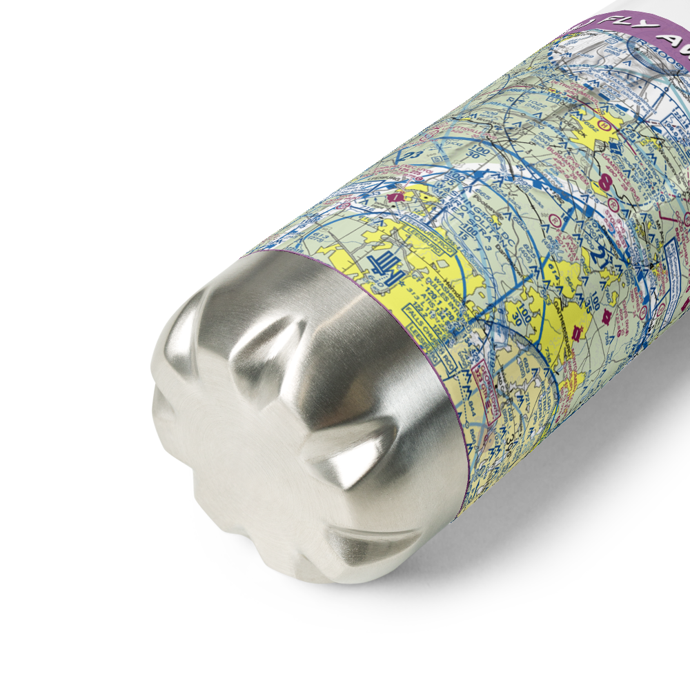 Fly Away Farm Airport (2MD3) VFR Sectional Water Bottle 
