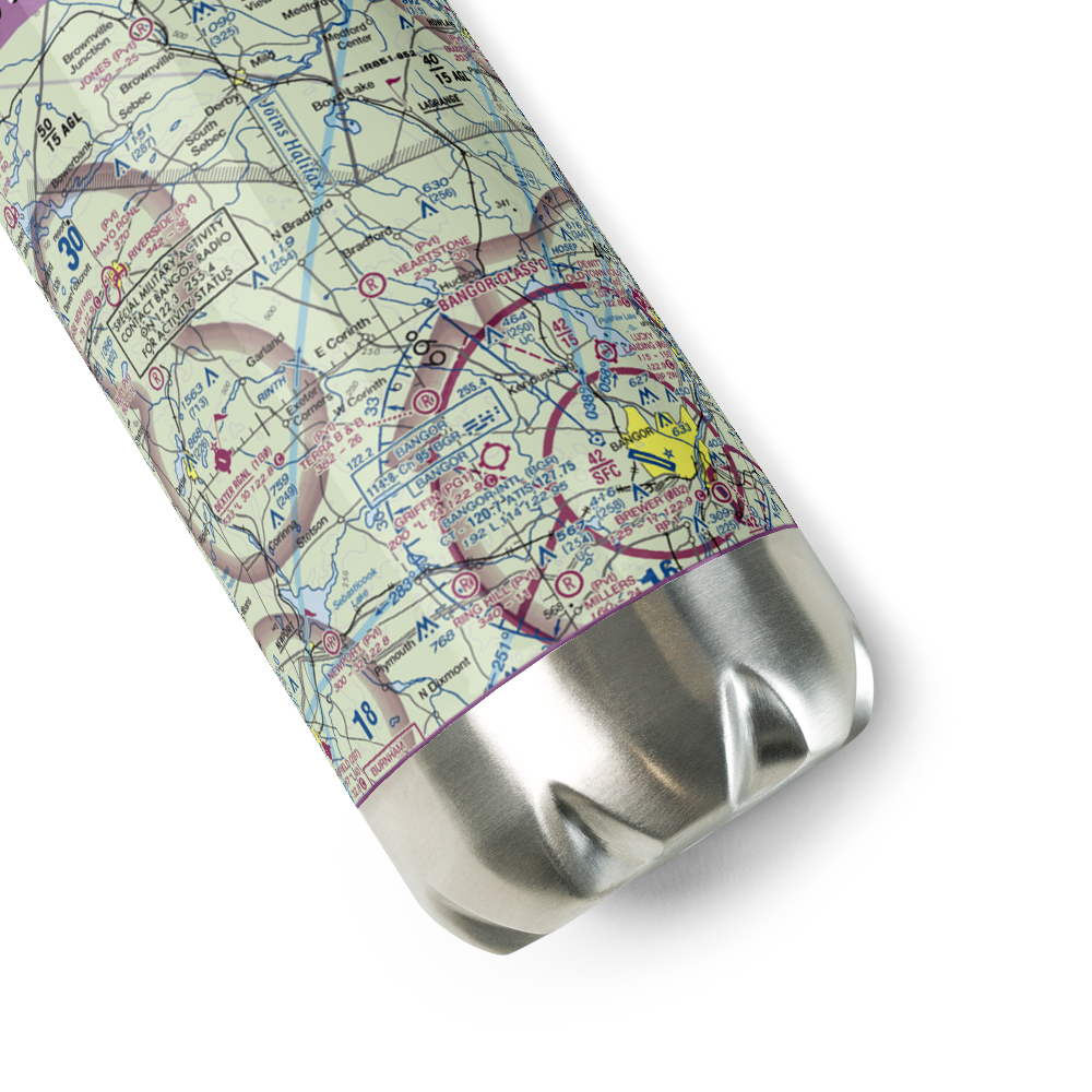 Heartstone Farm Airport (2ME3) VFR Sectional Water Bottle 