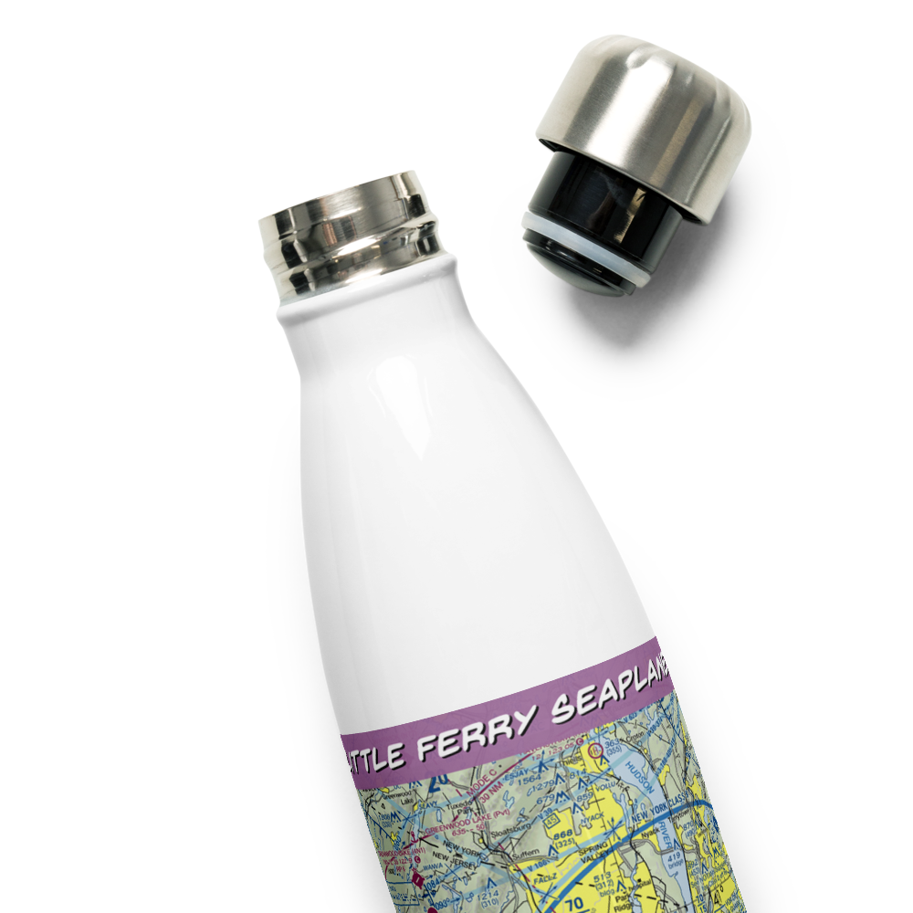 Little Ferry Seaplane Base (2N7) VFR Sectional Water Bottle 
