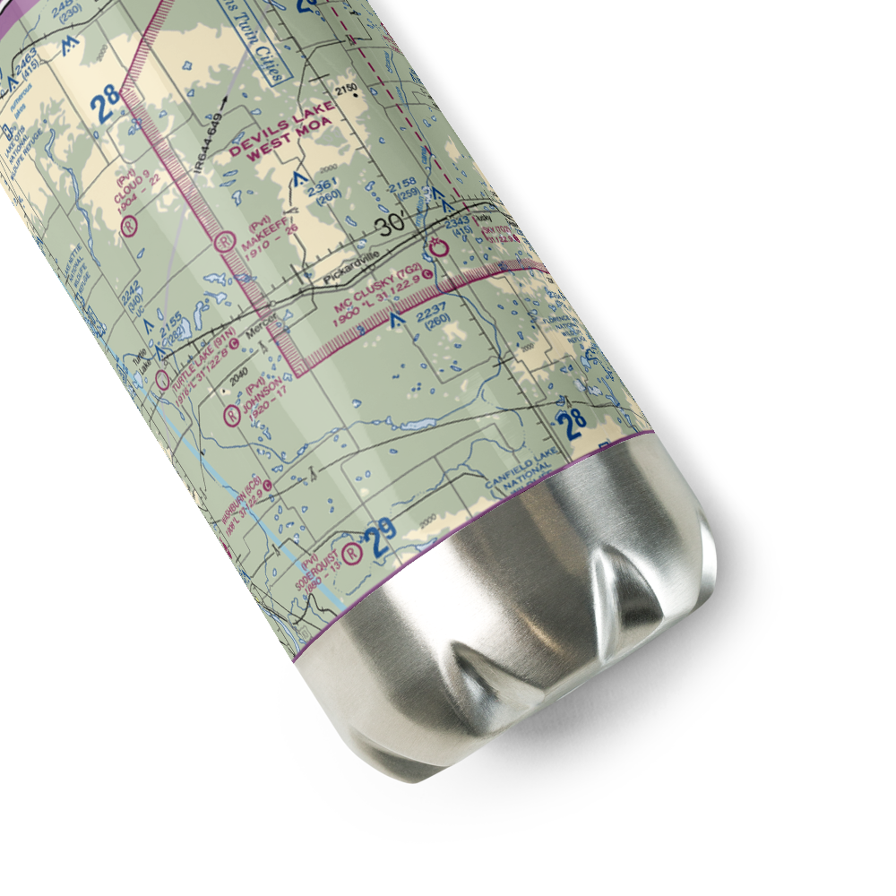 Westerlind Airport (2ND1) VFR Sectional Water Bottle 